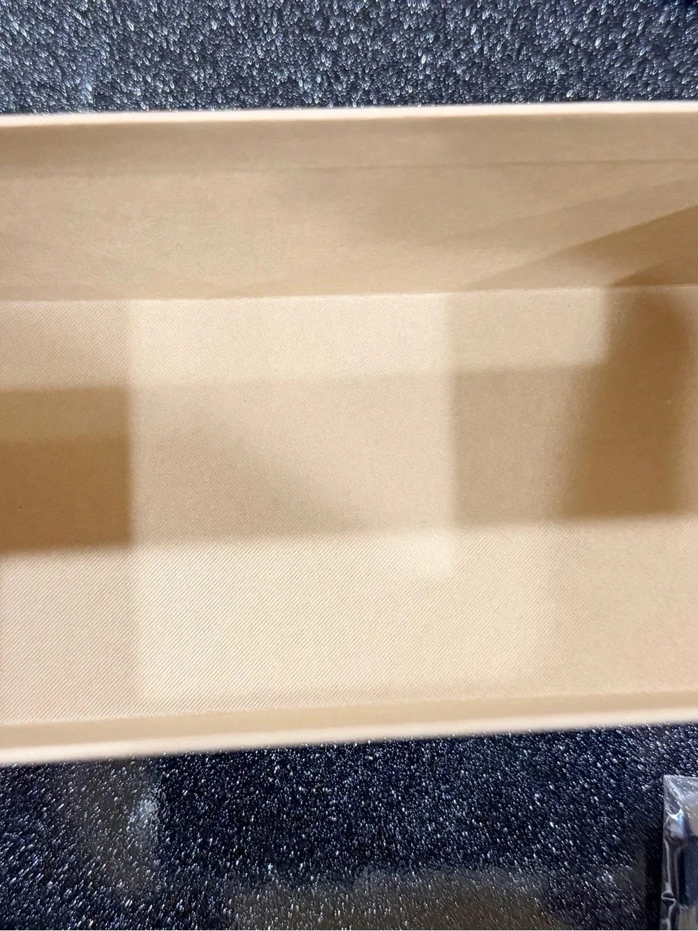 Burberry Gold Equestrian Logo on Cream Panel paper box for glasses